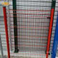 White PVC Coated Welded Wire Mesh Fence